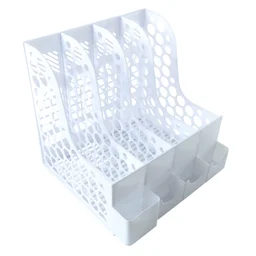 Desk Organizer File Holder – Vertical Multipurpose Workspace Storage
