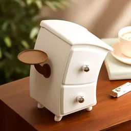 Desktop Storage Drawer Organizer – 2 Layer Compact Cabinet