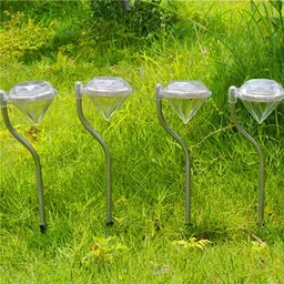 Diamond Solar Garden Lights – Elegant Waterproof LED (4-Pack)