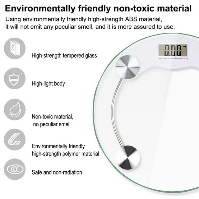 Digital Body Weight Scale – Accurate Fitness Monitoring up to 180 Kg