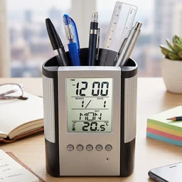 Digital Calendar Desk Clock – Time, Date, Temperature Display