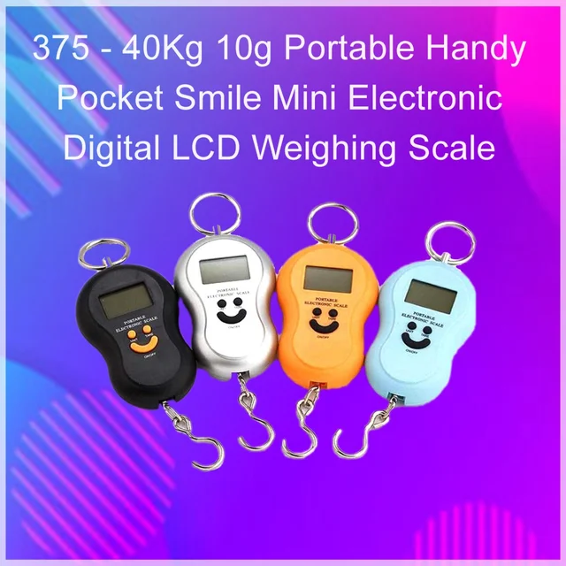 Digital Weighing Scale – Portable 40kg Pocket Scale | Indo Glow