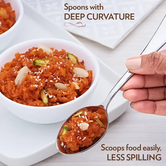 Dining Spoons 3 Pc Set – Rust-Resistant & Comfortable Grip