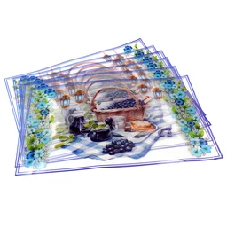 Dining Table Placemats – Heat-Resistant PVC Set of 6 | Tidy Table