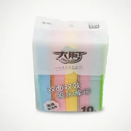 Dish Cleaning Sponge – Durable Kitchen Scrubber 10pc | Velvet Wipe