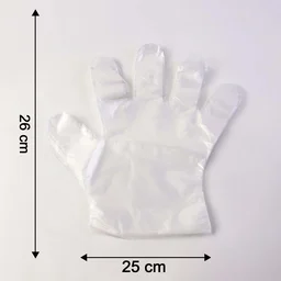 Disposable Clear Gloves – Pack of 50 for Food & Cleaning