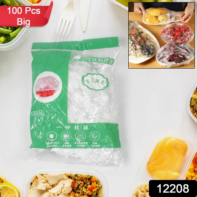 Disposable Elastic Food Covers – 100-Pack Freshness | Organivo