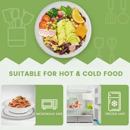 Disposable Food Serving Bowl Set – 360ml Capacity, 10 Pieces
