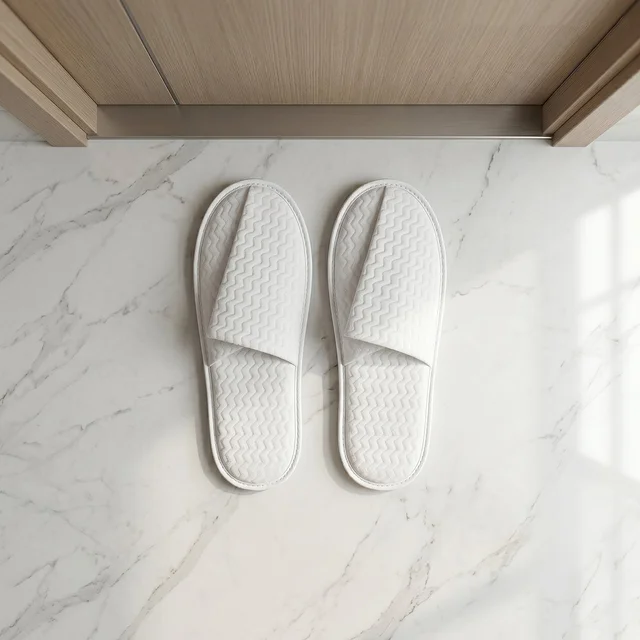 Disposable Hotel Slippers – Hygienic Single-Use Guest Footwear