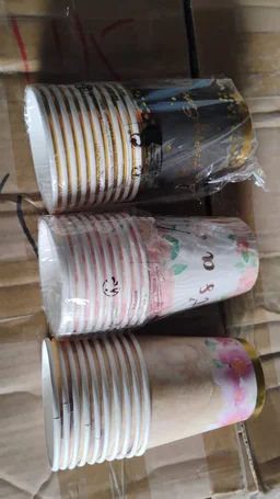 Disposable Paper Cups – Mixed Colour 3 Pcs Set | hydrozilla