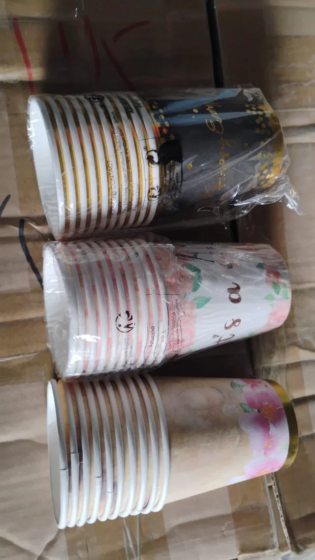 Disposable Paper Cups – Mixed Colour 3 Pcs Set | hydrozilla
