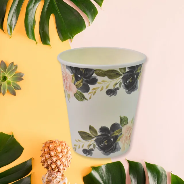 Disposable Paper Cups – Mixed Design 10 Pcs Set | Papezo
