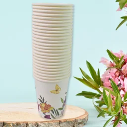 Disposable Paper Cups – Mixed Design 24 Pcs | Papezo