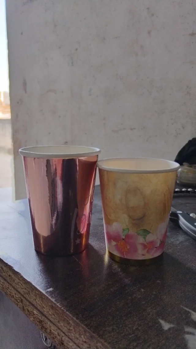 Disposable Paper Cups – Mixed Design 24 Pcs | Papezo