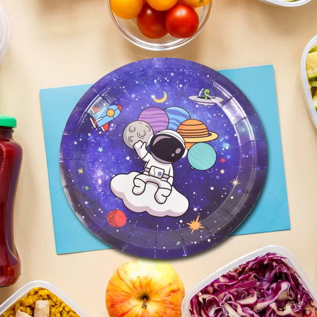 Disposable Paper Plates – Festive Birthday Set | JubileeJoy