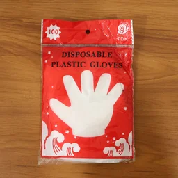 Disposable Plastic Gloves – 100 Pack for Food Safety & Cleaning
