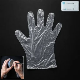 Disposable Plastic Gloves – 100 Pc, Clear, Food & Cleaning Use