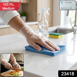 Disposable Plastic Gloves – Hygienic & Comfortable for Household Use
