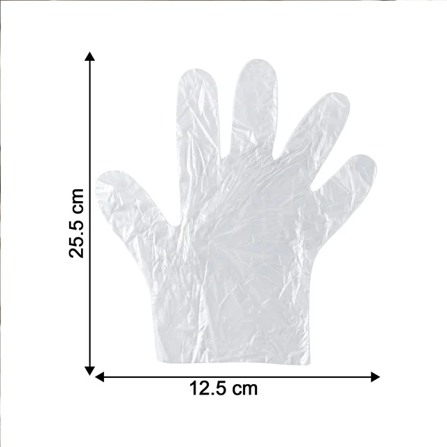 Disposable Plastic Gloves – Hygienic & Convenient for Food & Cleaning