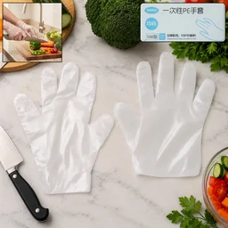 Disposable Plastic Gloves – Hygienic Food & Household Protection