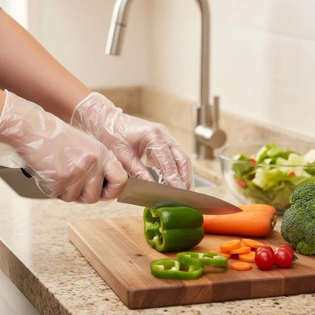 Disposable Plastic Gloves – Hygienic & Practical for Home & Commercial Use
