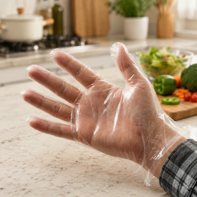 Disposable Plastic Gloves – Hygienic & Practical for Home & Commercial Use
