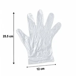 Disposable Plastic Gloves – Pack of 100 for Kitchen & Food Handling