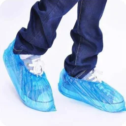 Disposable Plastic Shoe Cover Set – Waterproof & Dustproof Protection