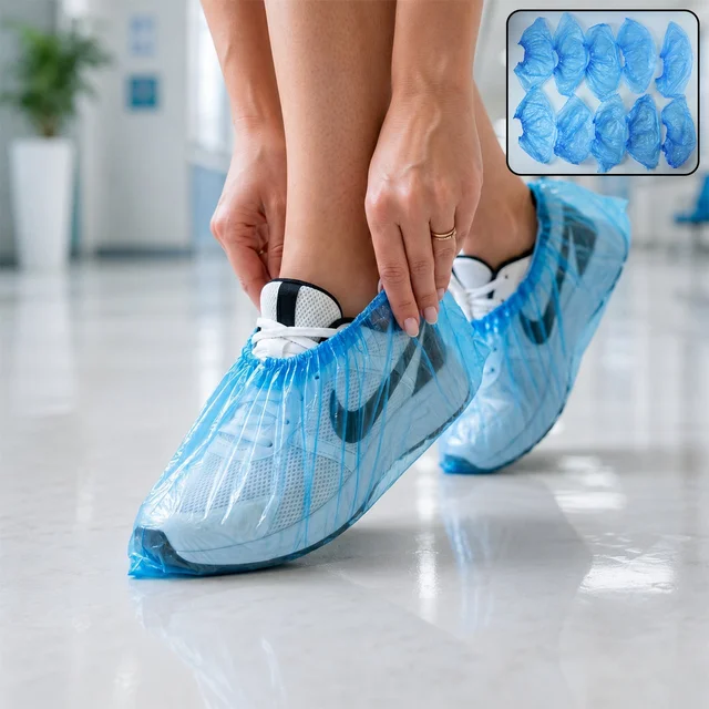 Disposable Shoe Covers Waterproof Hygienic Fit for Shoes