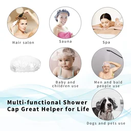 Disposable Shower Caps – Large Waterproof 12-Pack | VelvaBloom