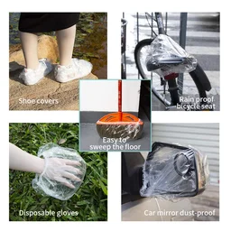 Disposable Shower Caps – Large Waterproof 12-Pack | VelvaBloom