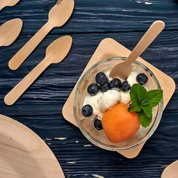 Disposable Wooden Spoon – 160mm Full-Size, 30 Pcs Pack