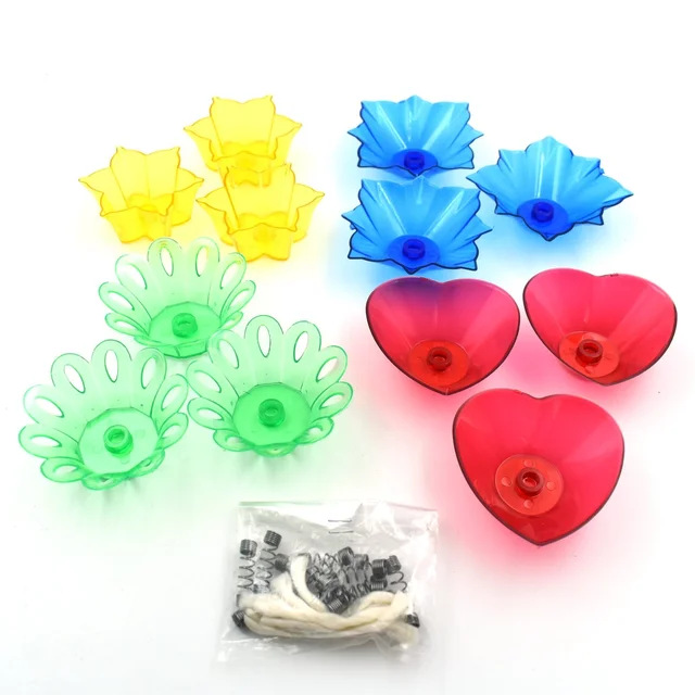 Diwali Candle Holders – Multicolor Set of 12 | Indo Glow