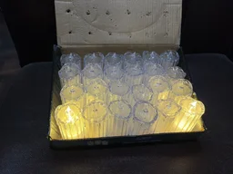 Diwali LED Tea Light Candles – 24 Pc Flameless & Smokeless | Indo Glow