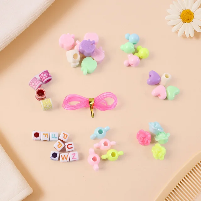 DIY Beading Jewellery Making Kit – Creative Bracelet & Necklace Set for Kids