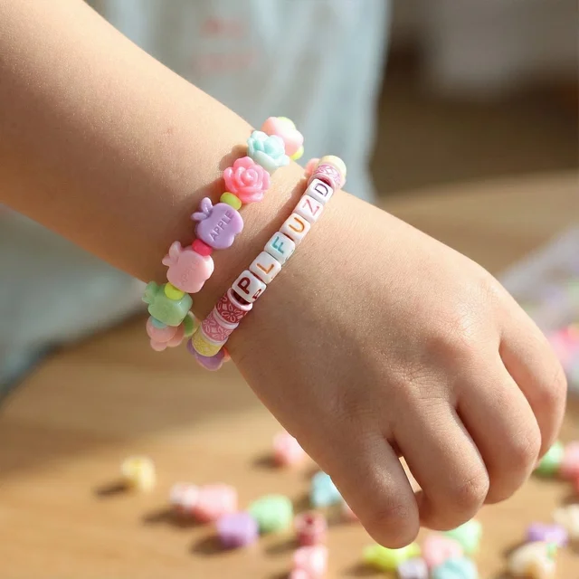 DIY Beading Jewellery Making Kit – Creative Bracelet & Necklace Set for Kids