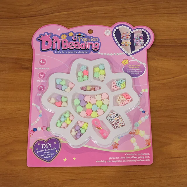 DIY Beading Jewellery Making Kit – Creative Bracelet & Necklace Set for Kids