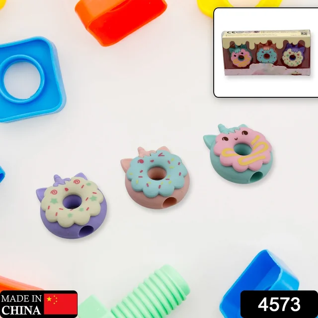 Donut Erasers – Non-Toxic 3pc Set for Kids | JubileeJoy