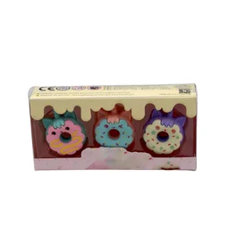 Donut Erasers – Non-Toxic 3pc Set for Kids | JubileeJoy