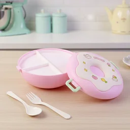 Donut Lunch Box – Insulated 3-Compartment for Kids & Adults | Lunchie Bunchie