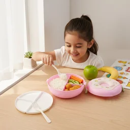 Donut Lunch Box – Insulated 3-Compartment for Kids & Adults | Lunchie Bunchie