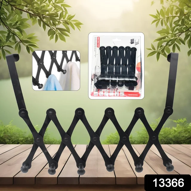 Door Hanger – 6 Hook Steel Coat Rack for Home Organization | GlimmerHome