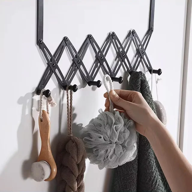 Door Hanger – 6 Hook Steel Coat Rack for Home Organization | GlimmerHome