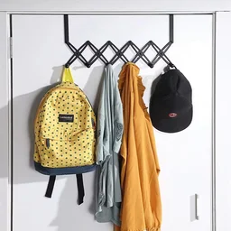 Door Hanger – 6 Hook Steel Coat Rack for Home Organization | GlimmerHome
