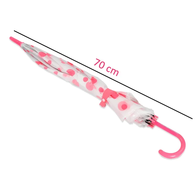 Dot Printed Umbrella Automatic Windproof for Monsoon