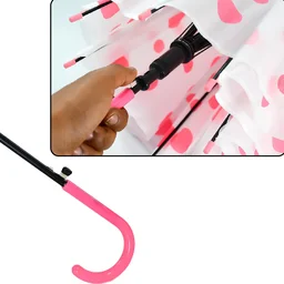 Dot Printed Umbrella Automatic Windproof for Monsoon