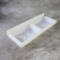 Double Compartment Wall Mounted Soap & Sponge Holder – Space Saver