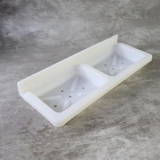 Double Compartment Wall Mounted Soap & Sponge Holder – Space Saver