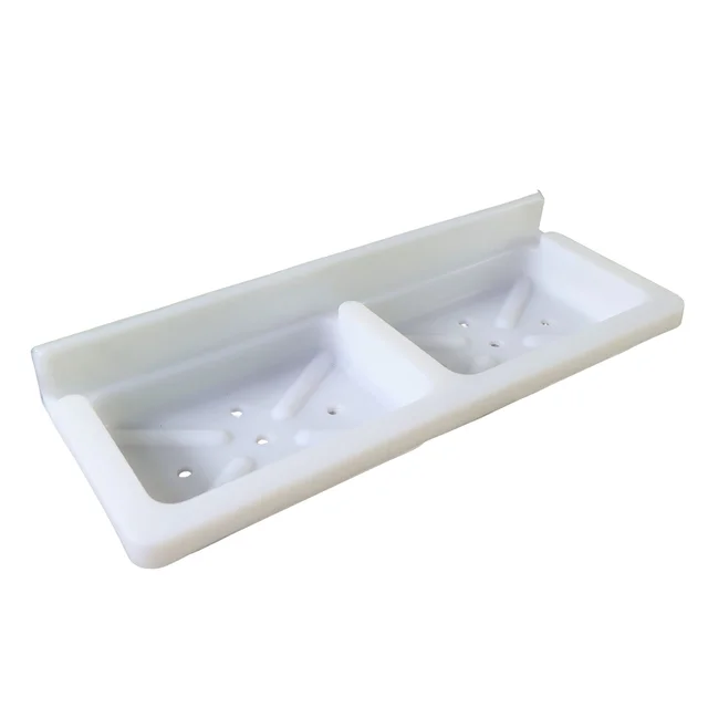 Double Compartment Wall Mounted Soap & Sponge Holder – Space Saver
