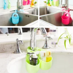 Double Layer Sink Storage Basket – Space-saving & Adjustable